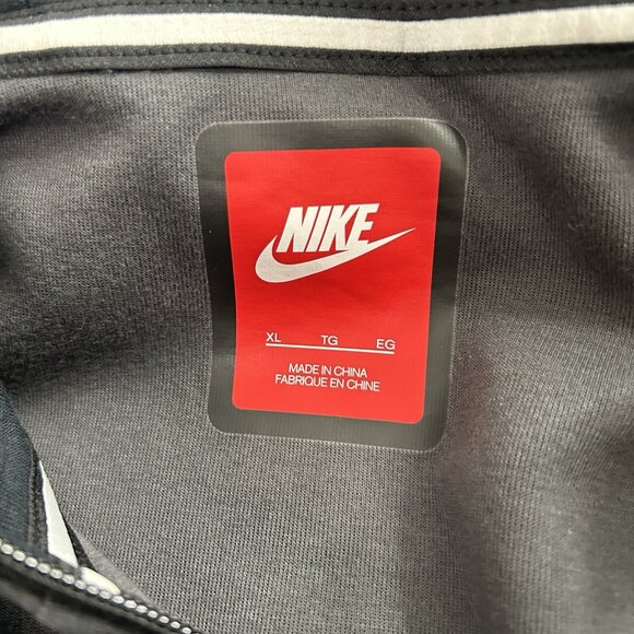 Nike Hoodie Mens XL Tech Fleece Windrunner Camo Gray Black Funnel Neck Abstract - Picture 8 of 12
